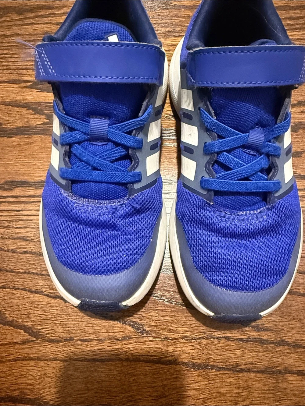 adidas Kids Royal Blue & White Athletic Sneakers